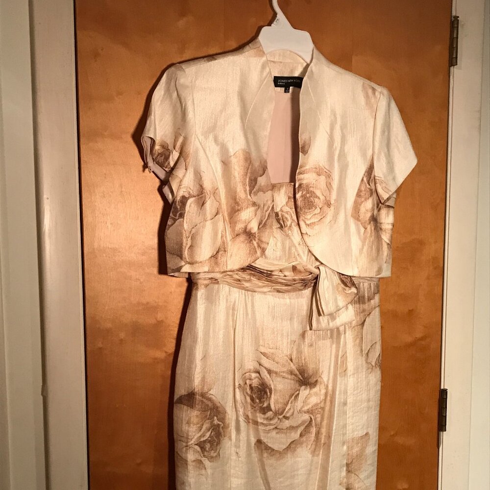 Women’s 2 piece Jones New York formal cocktail dress, size 12
